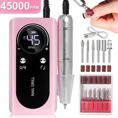 45000RPM Rechargeable Nail Drill Machine