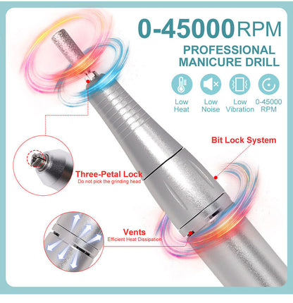 45000RPM Rechargeable Nail Drill Machine