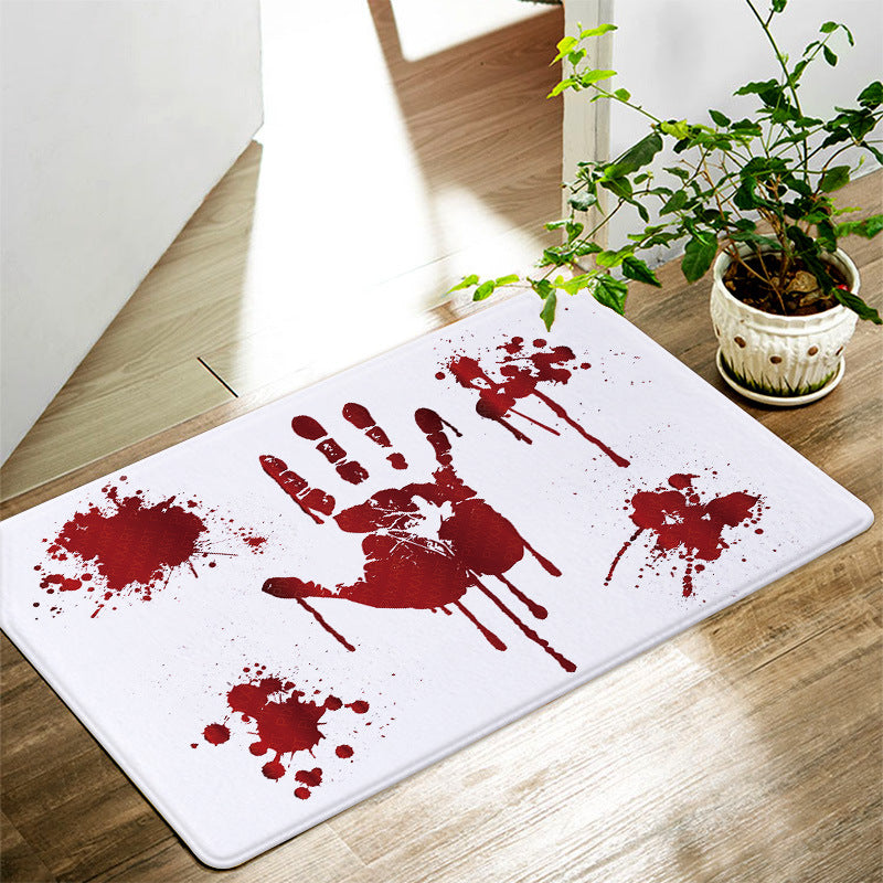 Bloody Footprints Floor Mat