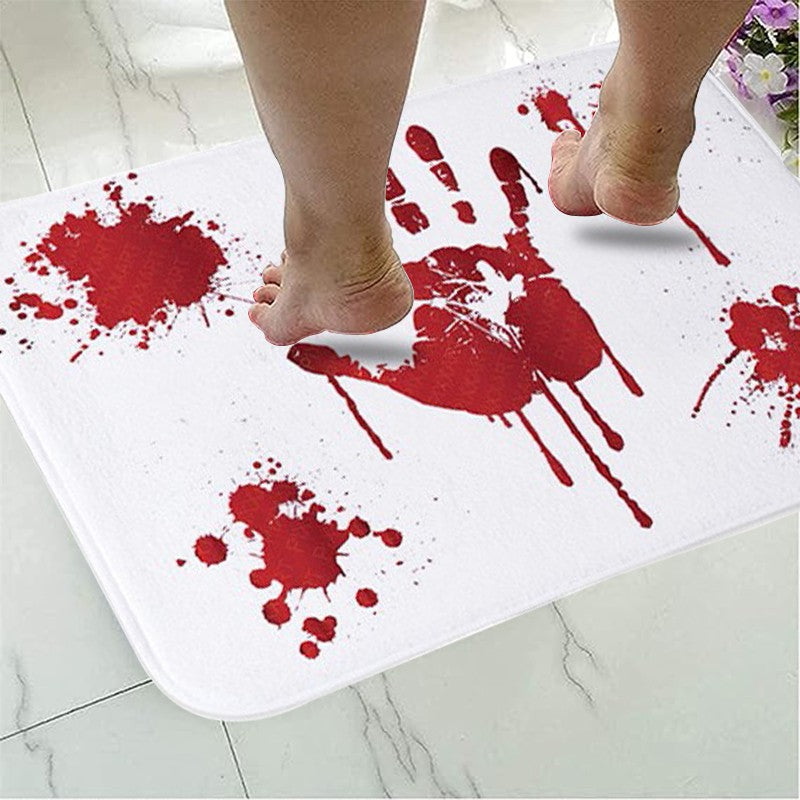 Bloody Footprints Floor Mat