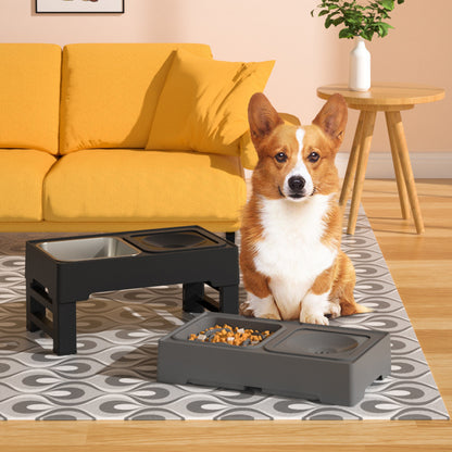 Multi Height Elevated Dog Bowls