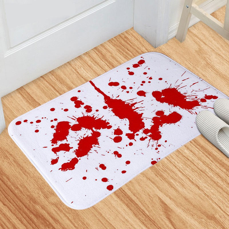 Bloody Footprints Floor Mat