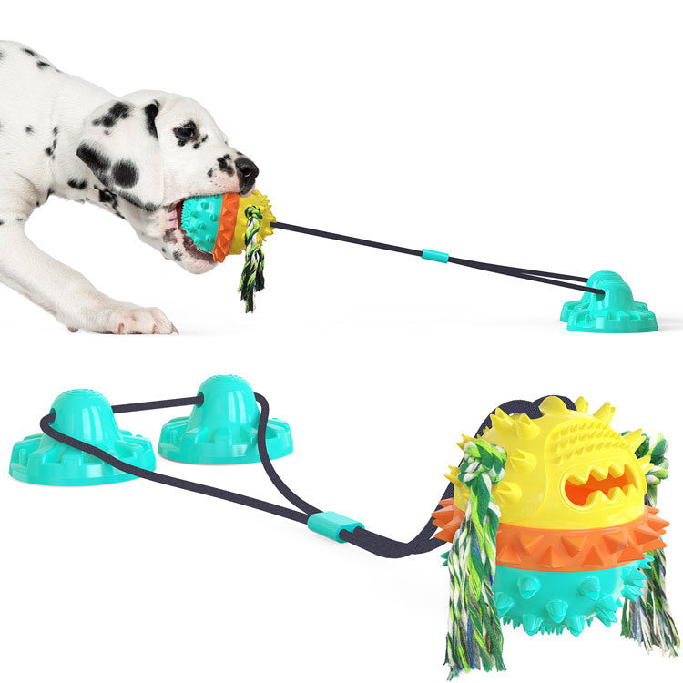 Suction Cup Tug of War Dog Toy