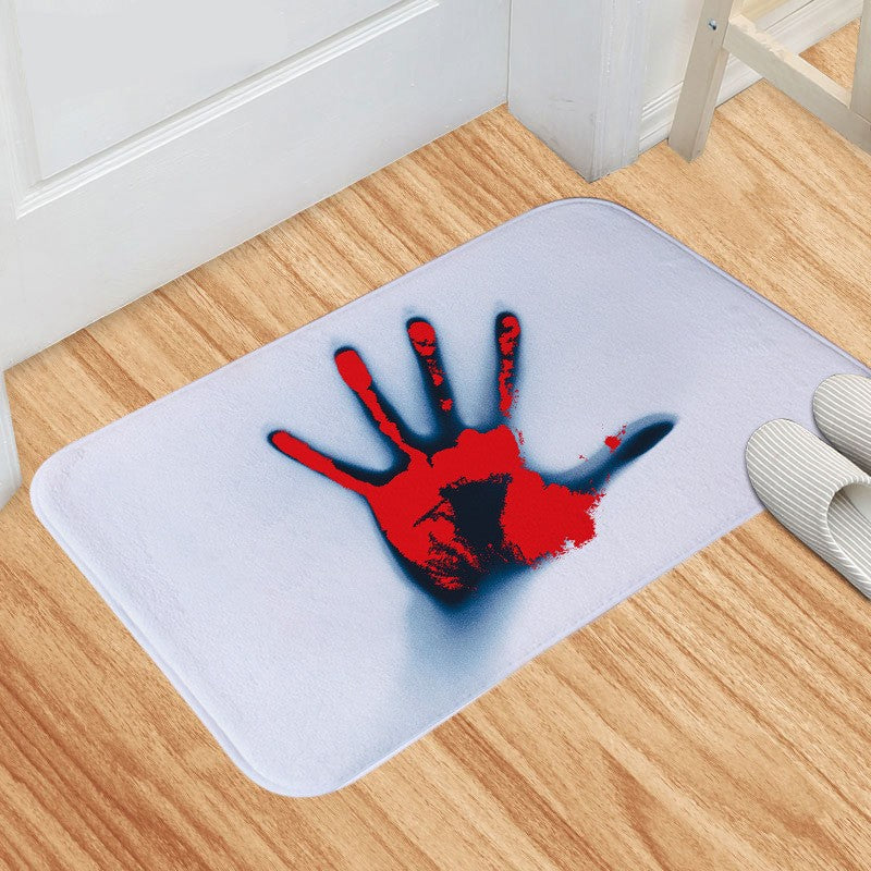 Bloody Footprints Floor Mat