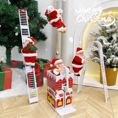 Electric Chimney Climbing Santa Claus