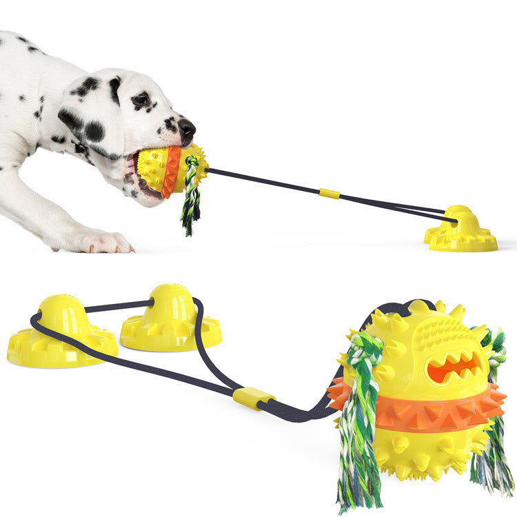 Suction Cup Tug of War Dog Toy