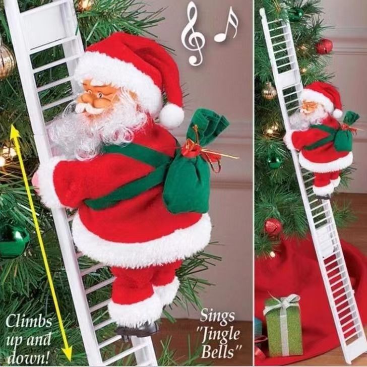 Electric Chimney Climbing Santa Claus