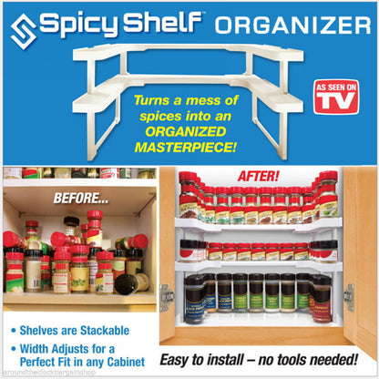 Spicy Shelf Organizer