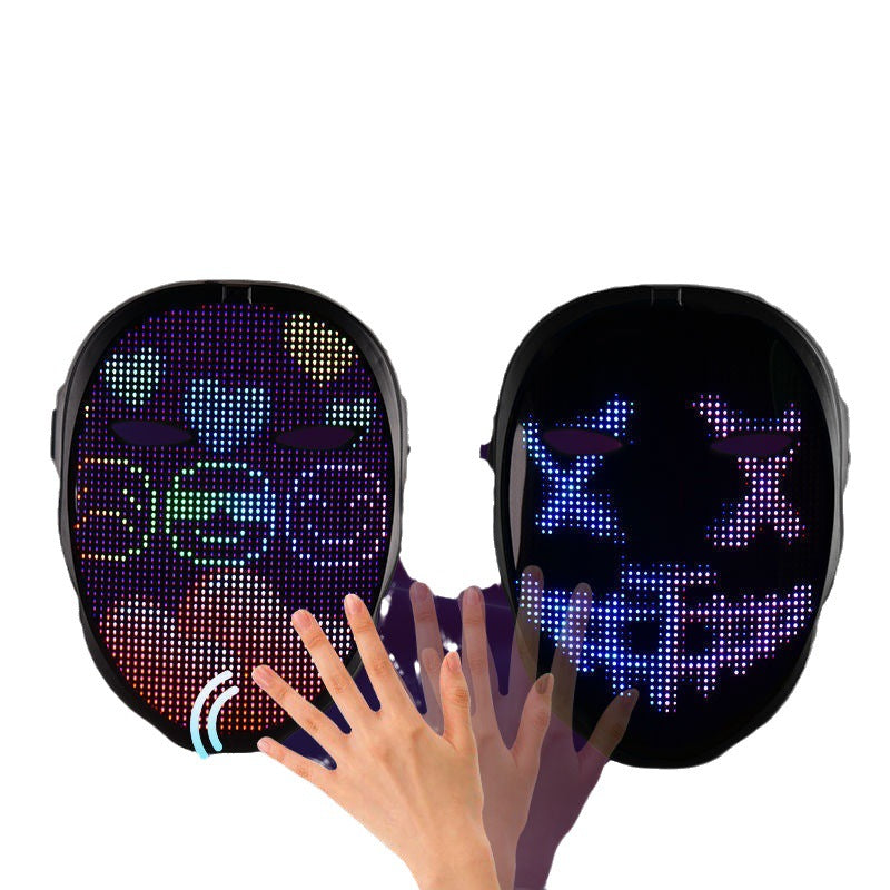 Puloux DIY Patterns LED Glowing Mask