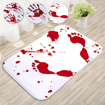 Bloody Footprints Floor Mat