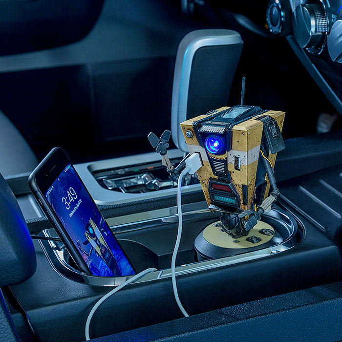 Borderlands Claptrap Talking Car Charger