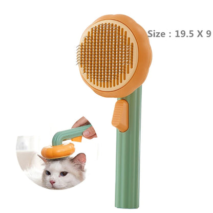 Pumpkin Pet Brush