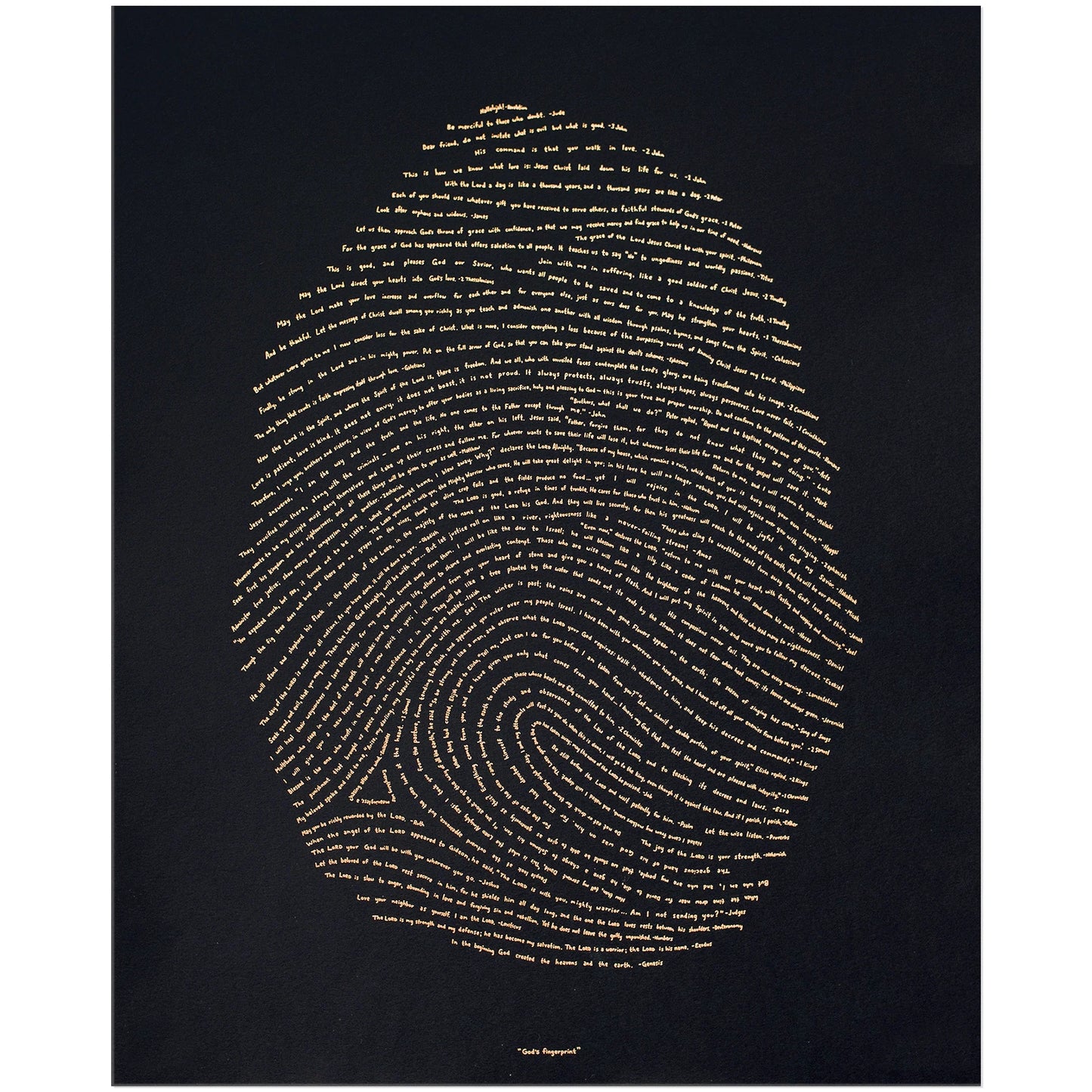 God's Fingerprint（NIV/KJV）