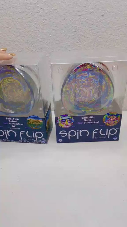 Spin Flip Rotating Puzzle