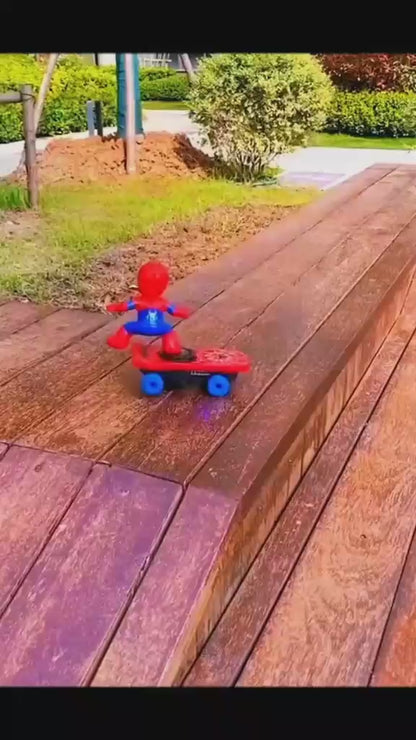 Rolling Scooter Spiderman