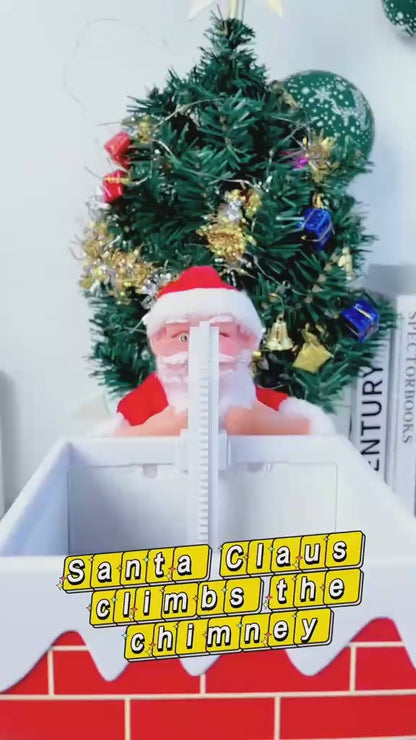 Electric Chimney Climbing Santa Claus